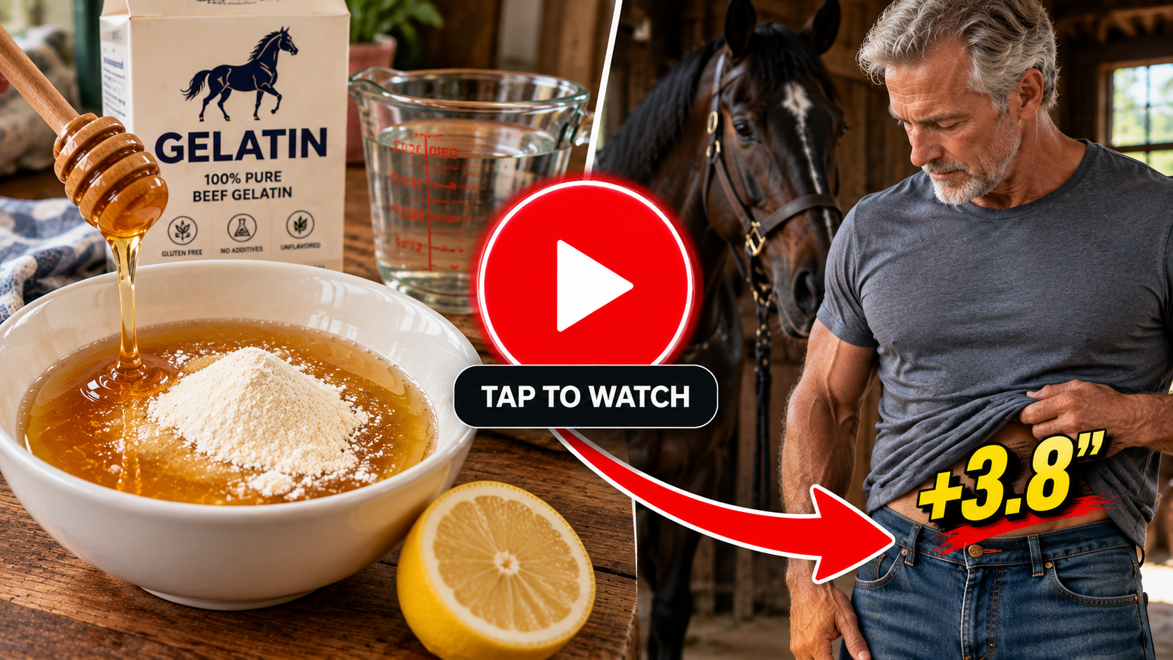 Horse Gelatin Trick Presentation